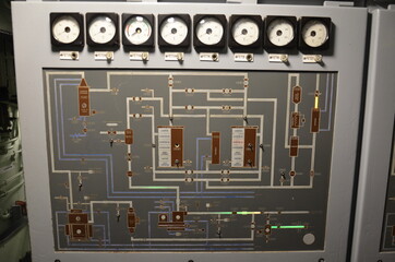 salle de contrôle sous-marin nucléaire