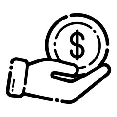 Payment Flat Icon Isolated On White Background