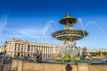 Fototapeta na wymiar Place de la Concorde, Paris, France