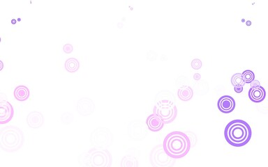 Light Purple vector background with spots.