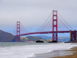 North America, United States, California, the Golden Bridge in San Francisco