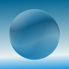 grid planet blue gradient