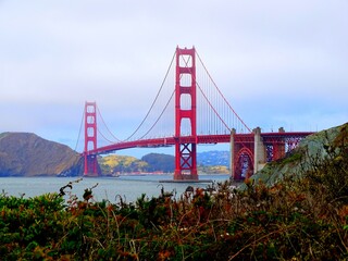 North America, United States, California, the Golden Bridge in San Francisco