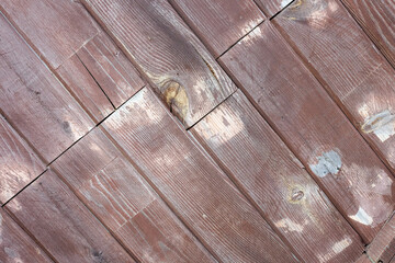part of an old wood floor treated with stain. wooden texture, natural background