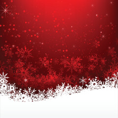 Christmas snowflake and starlight abstract background 001