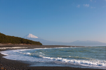 三保の松原からの富士山