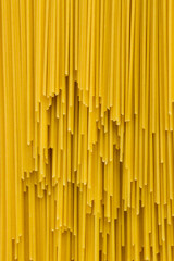 Uncooked, raw, traditional  spaghetti,pasta background,vertical image