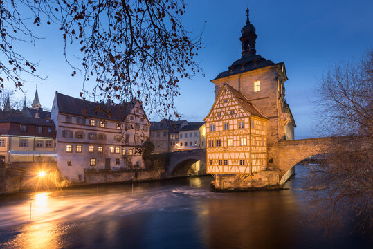 Bavarian Old Town Hall of Bamberg, Germany