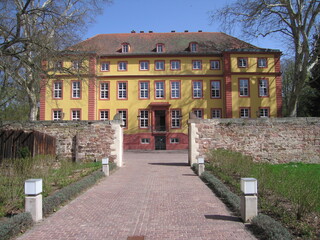 Fototapeta na wymiar Schloss Hallenburg in Schlitz in Hessen