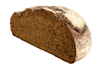 Bread isolated on white background with clipping path