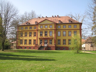 Fototapeta na wymiar Schloss Hallenburg in Burgenstadt Schlitz in Hessen