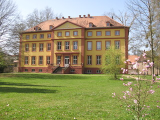 Fototapeta na wymiar Schloss Hallenburg in Schlitz: Burgenstadt in Hessen