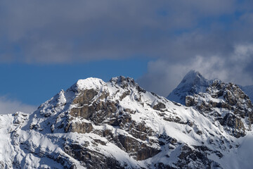 Fototapeta premium Panoramic view of the Ortler Alps, Northern Italy
