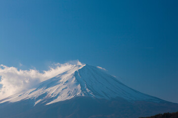河口湖からの富士山