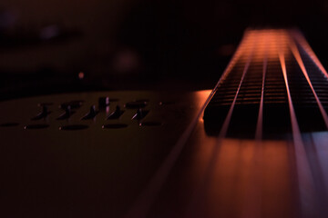 Fototapeta premium guitar close up