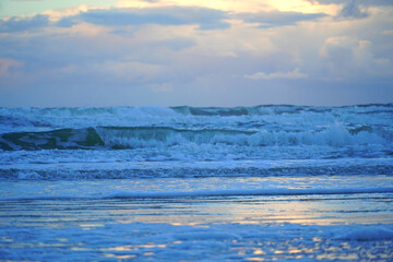 Naklejka na ściany i meble The North Sea Coast on the Island of Juist. High quality photo