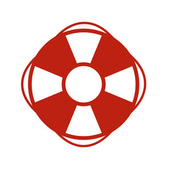 Lifebuoy icon vector