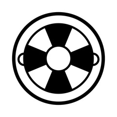 Naklejka premium Lifebuoy icon vector