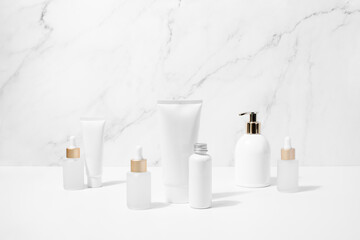 Face or body care cosmetics concept
