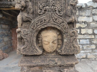 Fototapeta na wymiar ancient statue in sirpur chhattisgarh india