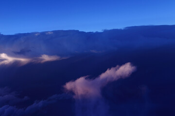 機内から見た空