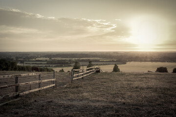 Autumn Vista at Irish Countryside