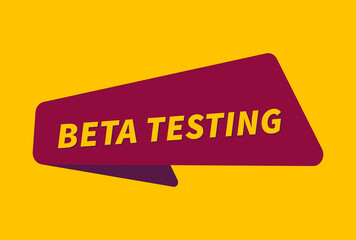 Beta Testing banner vector, Beta Testing image