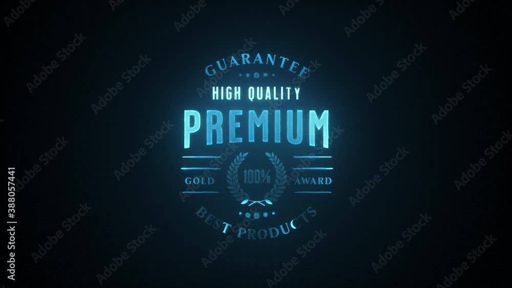 Aufkleber cyber electronics awards badge seal with texture animation/ 4k animation of a design awards quality 
