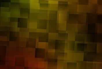 Dark Yellow vector layout with lines, rectangles.