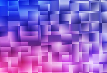 Light Purple, Pink vector pattern in square style.