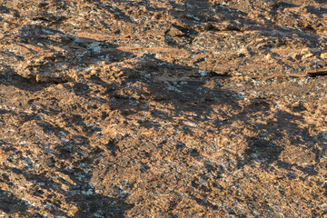 texture of a rock with uneven surface
