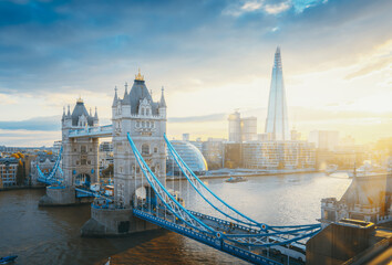 Tower Bridge in London, UK