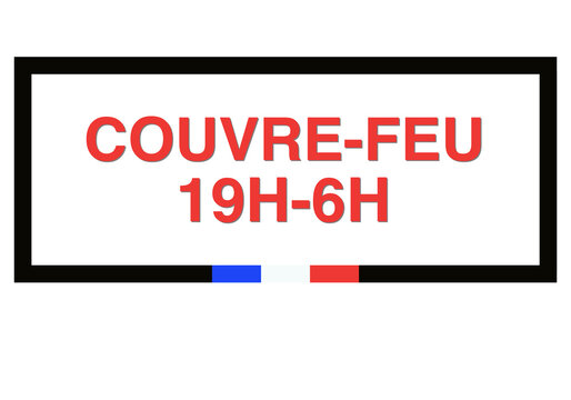 couvre feu 19H 6H cartouche bbr