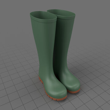 Waterproof rubber boots 1