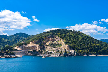 Fototapeta premium Zaovine lake in Serbia