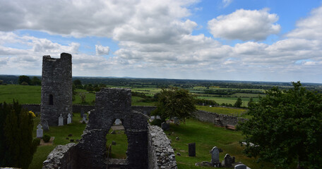 Ancient Castle in Rural Ireland