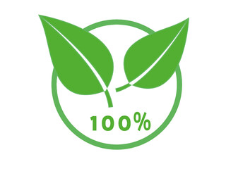 Organik Logo Vektor Grafik Hintergrund