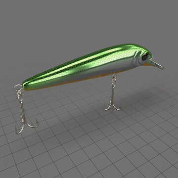 Minnow shaped fishing lure 2