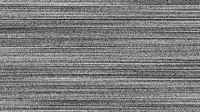 Noise in a flat screen television effect, 4k Video