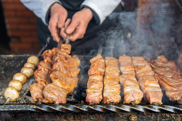 Kabab - Arabic grilled meat skewer