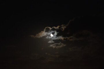 Obraz na płótnie Canvas nuvole notte