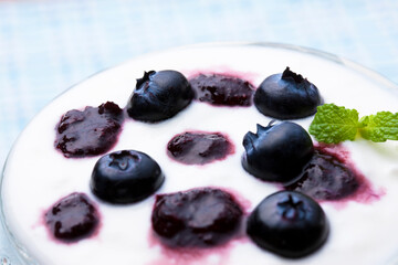 ブルーベリーヨーグルト