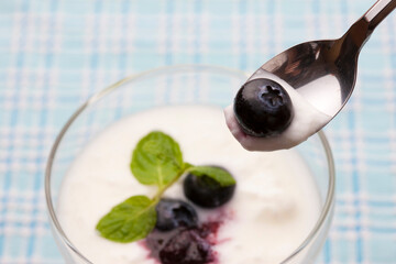 ブルーベリーヨーグルト