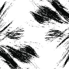Vector brush sroke texture. Distressed uneven grunge background. Abstract distressed vector illustration. Overlay over any design to create interesting effect and depth. Black isolated on white. EPS10