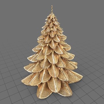 Tree shaped candle 4