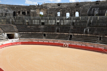 Arènes romaines à Nîmes, France