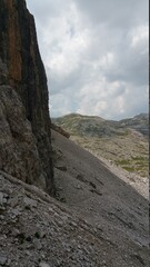 Italia Dolomity Góry Montagnes Clouds Chmury
