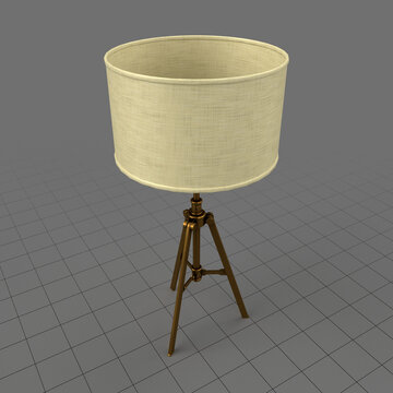 Transitional table lamp