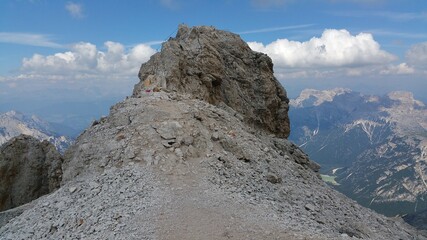 Italia Dolomity G&oacute;ry Montagnes Clouds Chmury