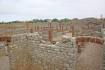 Roman remains in Conimbriga, Portugal	